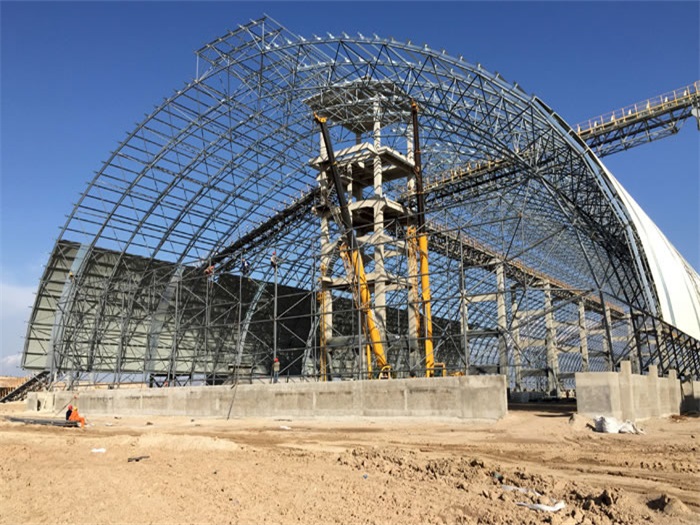 新余煤机油桶翘工程网架